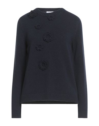Anneclaire Woman Sweater Navy Size 10 Cashmere