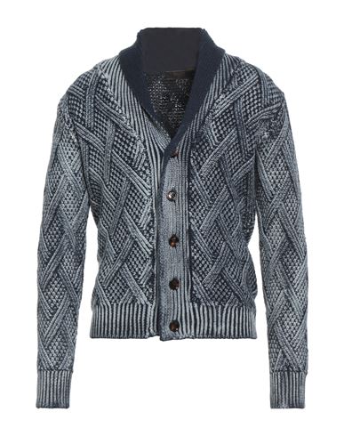 Moorer Man Cardigan Light Blue Size 40 Wool In Blue