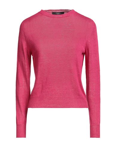 Weekend Max Mara Woman Sweater Magenta Size Xxl Linen In Pink