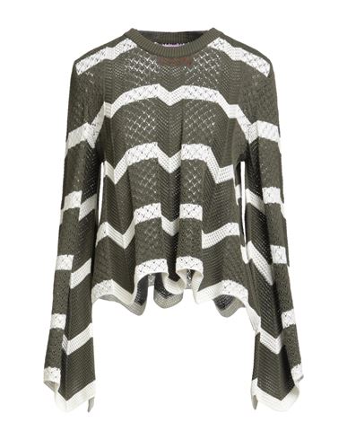 La Doublej La Double J Woman Sweater Military Green Size L Cotton