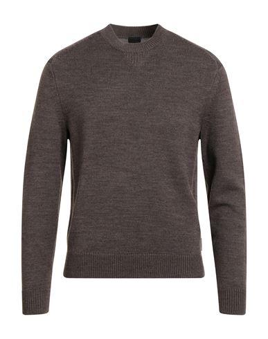 Armani Exchange Man Sweater Brown Size M Cotton, Acrylic, Virgin Wool In Brown