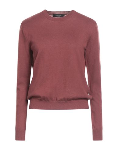 Weekend Max Mara Woman Sweater Brick Size L Wool, Cashmere In Burgundy