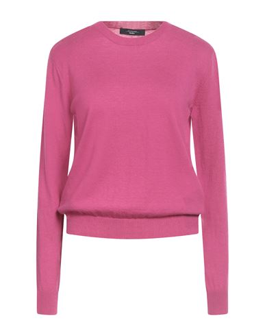 Weekend Max Mara Woman Sweater Fuchsia Size Xxl Wool, Cashmere In Pink