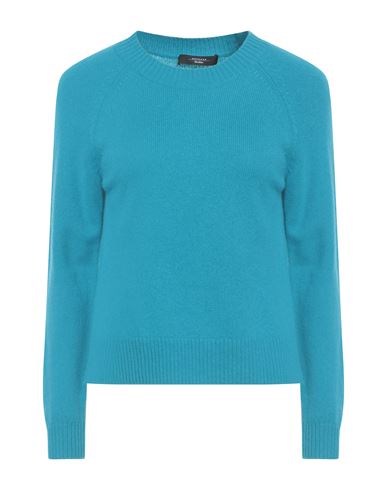 Weekend Max Mara Womens Turquoise Scatola Relaxed-fit Cashmere Jumper In Blue