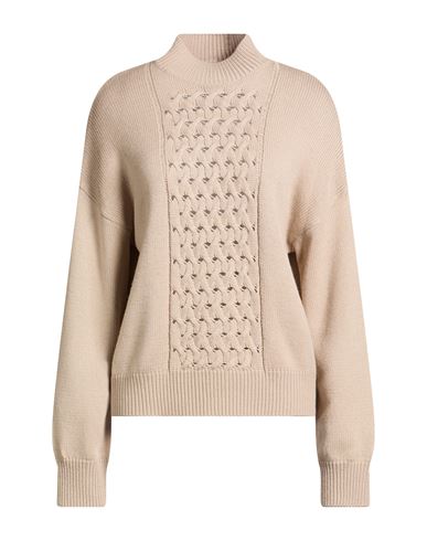 Rollkragenpullover Damen Beige L,M,S Damen
