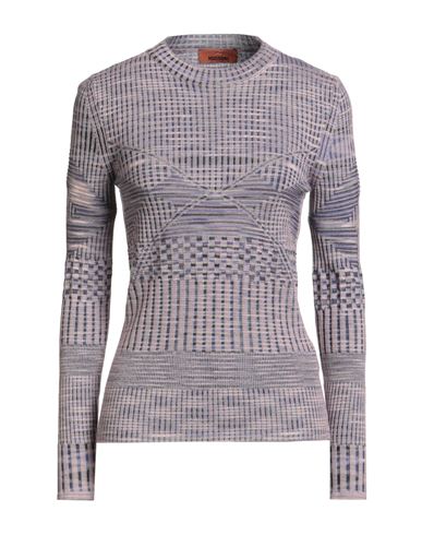 Missoni Woman Sweater Lilac Size 12 Wool In Purple