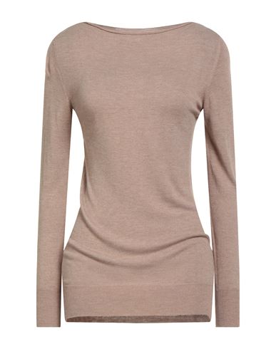 Haveone Woman Sweater Sand Size Onesize Viscose, Polyamide In Brown