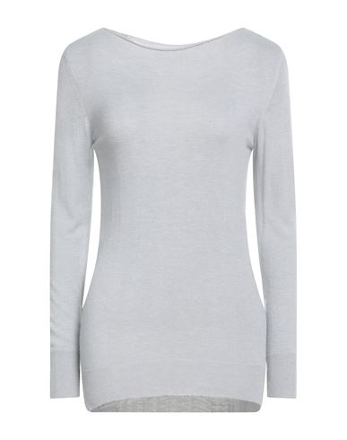 Haveone Woman Sweater Light Grey Size Onesize Viscose, Polyamide In Gray
