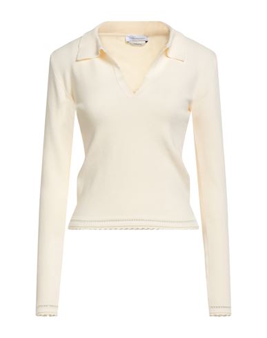 Blumarine Woman Sweater Ivory Size 10 Viscose, Polyester