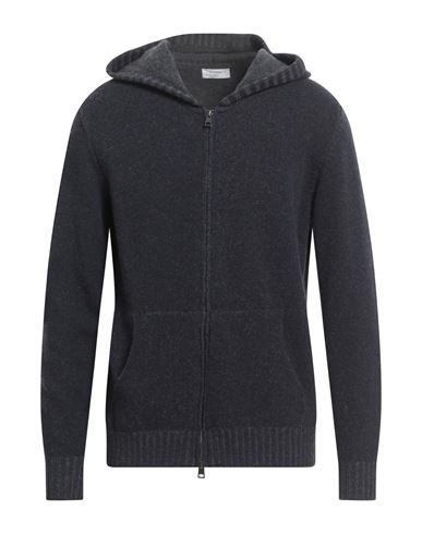 Become Man Cardigan Slate Blue Size 44 Virgin Wool In Blue