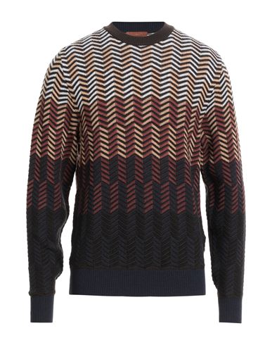 Missoni Zigzag Virgin Wool Crewneck Pullover In Multi
