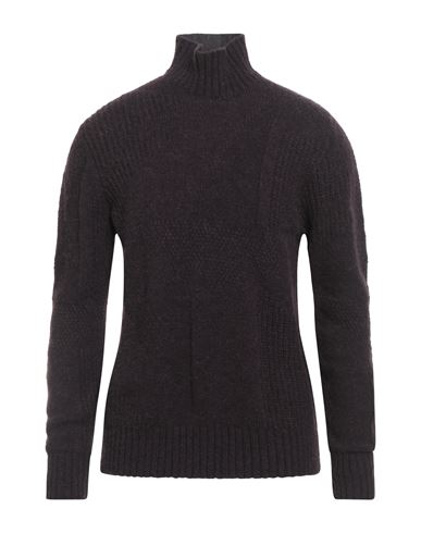 Costumein Man Turtleneck Plum Size L Polyamide, Alpaca Wool, Merino Wool