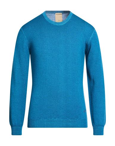 Woolrich Man Sweater Deep Teal Size S Wool In Blue