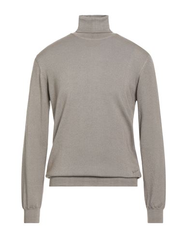 Woolrich Man Turtleneck Sand Size L Wool In Gray
