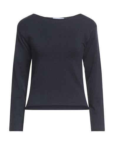 Soallure Woman Sweater Black Size S Viscose, Polyester, Polyamide In Black