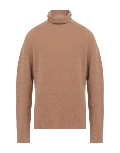 Atomofactory Man Turtleneck Sand Size M Alpaca Wool, Wool, Polyamide, Elastane