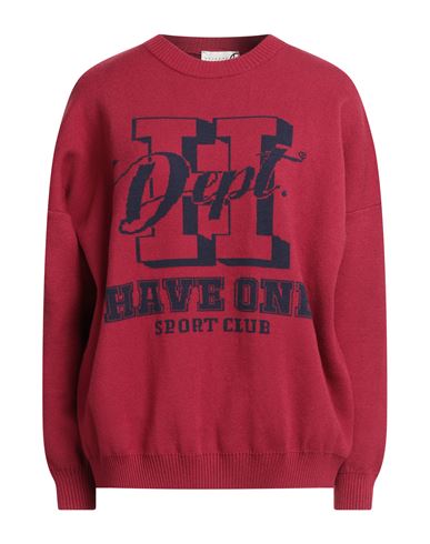 Haveone Woman Sweater Brick Size Onesize Viscose, Polyester, Polyamide In Red
