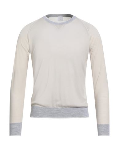 Eleventy Platinum Man Sweater Beige Size S Wool In White