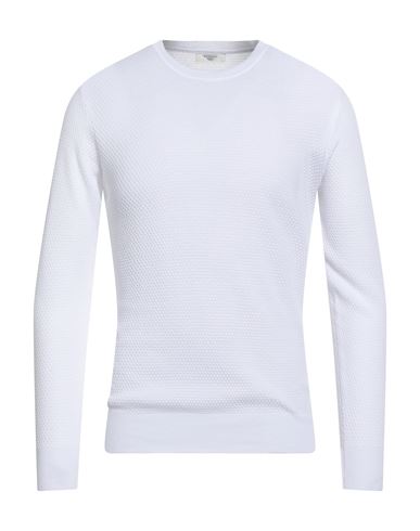 Become Man Sweater White Size 40 Cotton In White