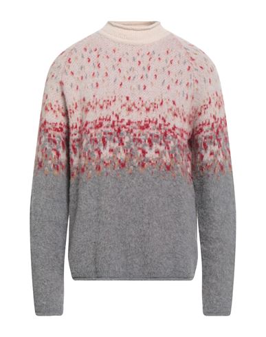 Grifoni Man Turtleneck Blush Size 44 Virgin Wool In Pink