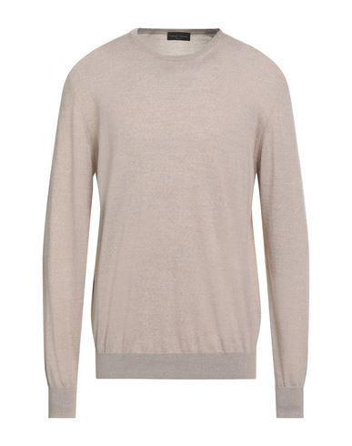 Roberto Collina Man Sweater Beige Size 44 Merino Wool