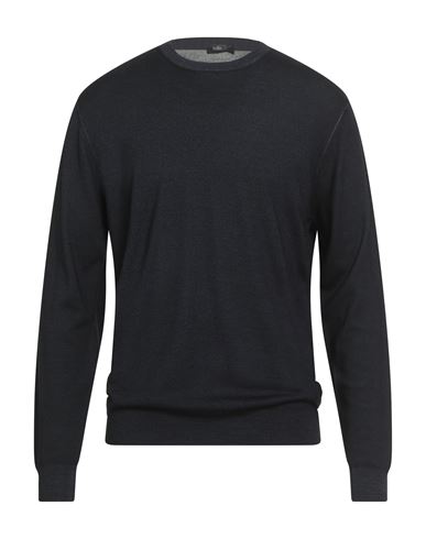 Suite 191 Man Sweater Midnight Blue Size 44 Merino Wool In Blue