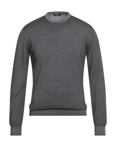 Suite 191 Man Sweater Charcoal Size 44 Merino Wool In Gray