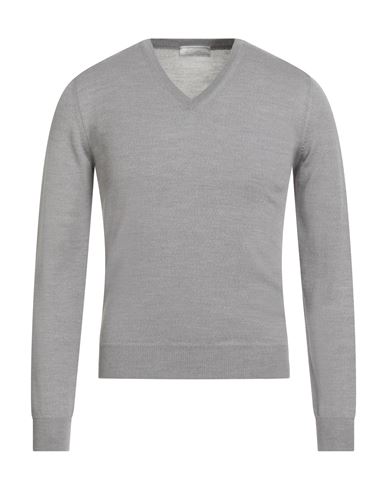 Richard Owen Richard Owe'n Man Sweater Light Grey Size 36 Virgin Wool In Gray