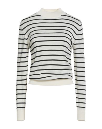 Blk Dnm Woman Sweater Ivory Size M Wool, Silk