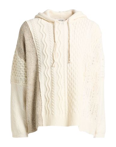 Atomofactory Man Sweater Cream Size S/m Wool, Polyamide, Alpaca Wool, Viscose In Multi