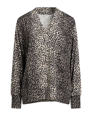 Majestic Filatures Woman Sweatshirt Ivory Size 3 Viscose, Elastane In Black