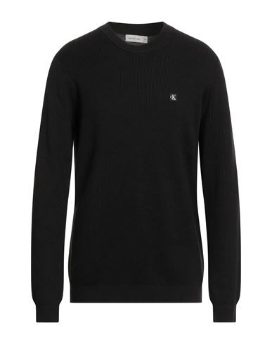 Calvin Klein Jeans Est.1978 Calvin Klein Jeans Man Sweater Black Size Xxl Cotton In Black