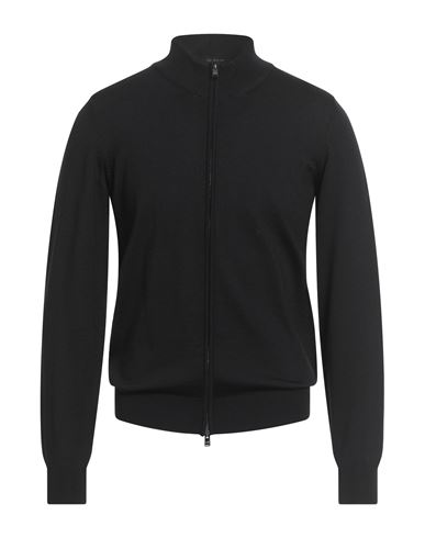 Hugo Boss Boss  Man Cardigan Black Size 3xl Virgin Wool In Black
