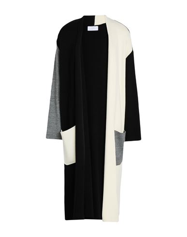 Soallure Woman Cardigan Black Size S Acrylic, Wool, Viscose