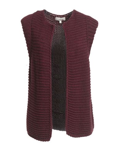 Stella Forest Woman Cardigan Burgundy Size Onesize Acrylic, Wool, Alpaca Wool, Viscose In Red