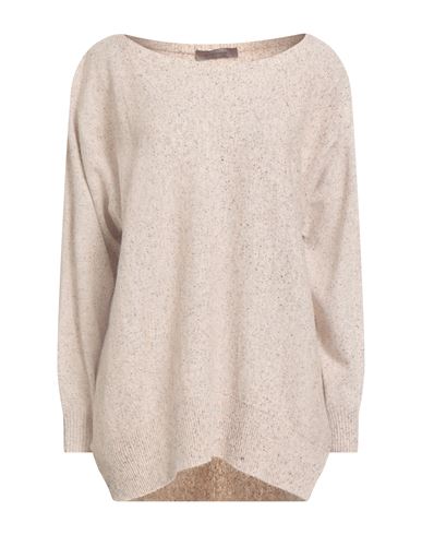D Exterior D. Exterior Woman Sweater Beige Size L Merino Wool, Viscose, Polyamide, Silk In Neutral