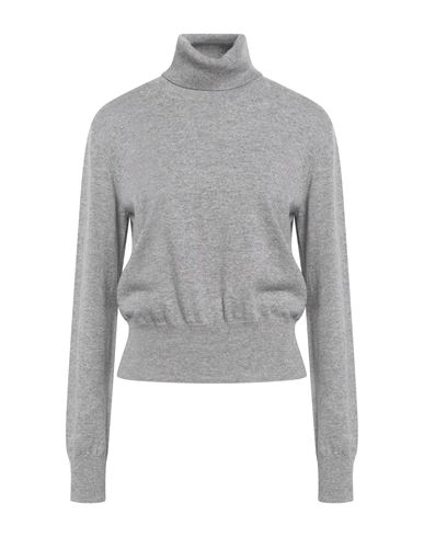 Ballantyne Woman Turtleneck Grey Size 8 Cashmere In Gray
