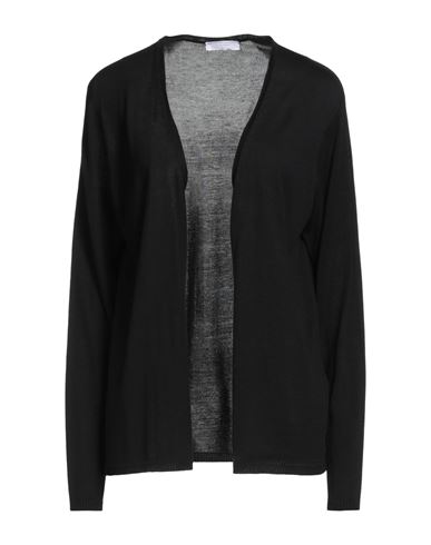 Majestic Filatures Woman Cardigan Black Size 1 Silk, Viscose