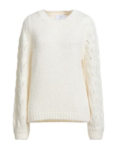 Soallure Woman Sweater Ivory Size S Acrylic, Alpaca Wool, Wool, Polyamide