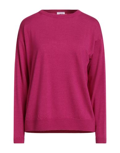 Rossopuro Woman Sweater Fuchsia Size L Wool, Silk, Cashmere
