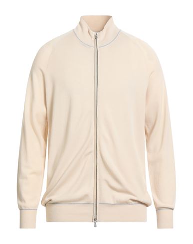 Eleventy Platinum Man Cardigan Beige Size Xl Wool In Sand