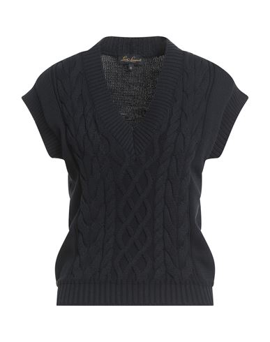 Luisa Spagnoli Woman Sweater Midnight Blue Size Xl Cotton, Polyamide