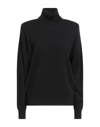 Jacob Lee Woman Turtleneck Black Size S Cashmere In Black
