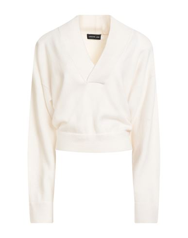 Jacob Lee Woman Sweater Cream Size M Cashmere In White