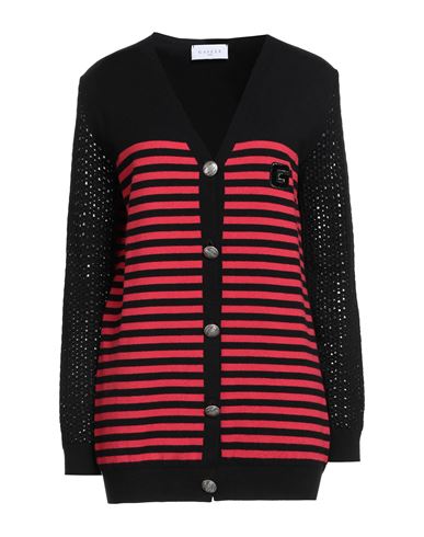Gaelle Paris Gaëlle Paris Woman Cardigan Red Size 3 Viscose, Polyester, Polyamide In Multi