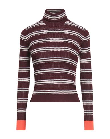Roberto Collina Woman Turtleneck Burgundy Size S Wool In Brown