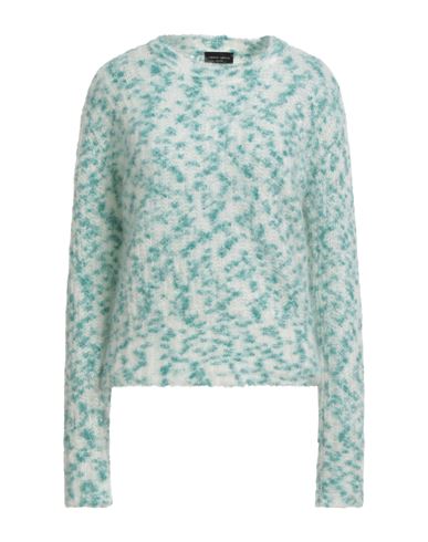 Roberto Collina Woman Sweater Green Size L Mohair Wool, Nylon, Wool, Elastane