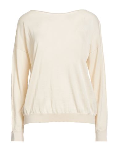Roberto Collina Woman Sweater Beige Size S Merino Wool In Sand
