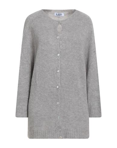Le Streghe Woman Cardigan Grey Size Onesize Acrylic, Polyamide, Mohair Wool, Elastane