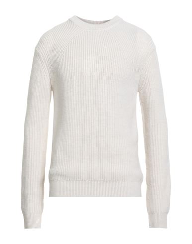 Majestic Filatures Man Sweater Beige Size M Merino Wool In White